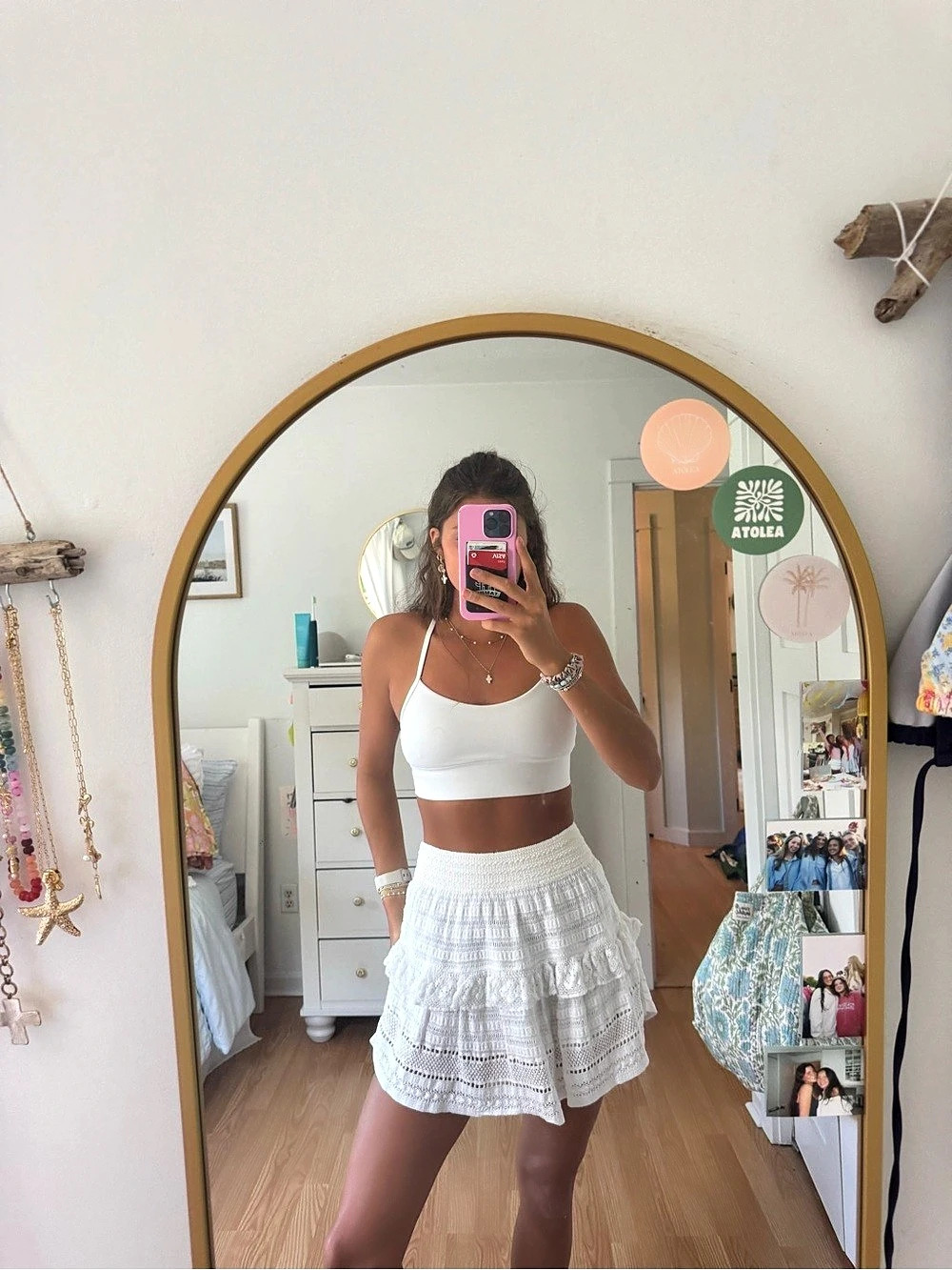 Aerie White Mini Skirt Size Small
